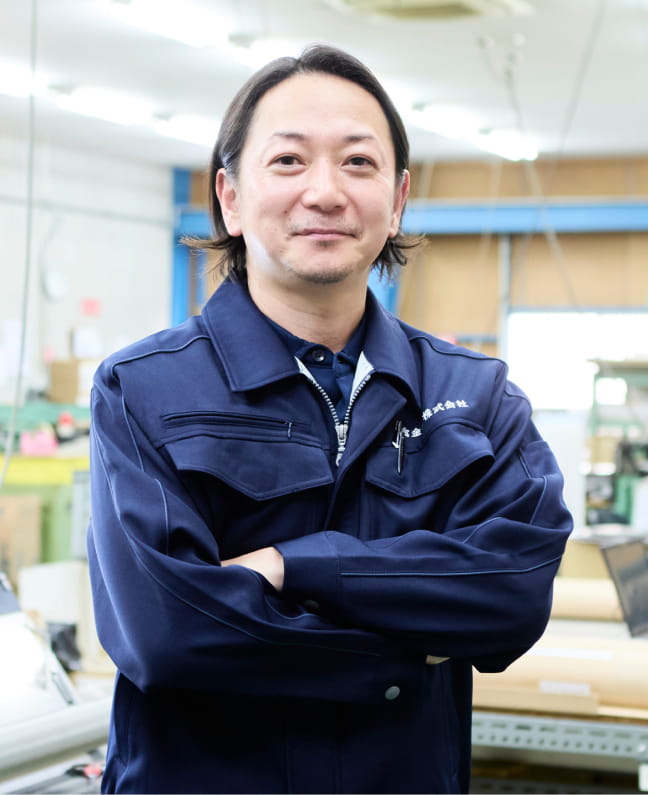 品質管理担当の男性社員